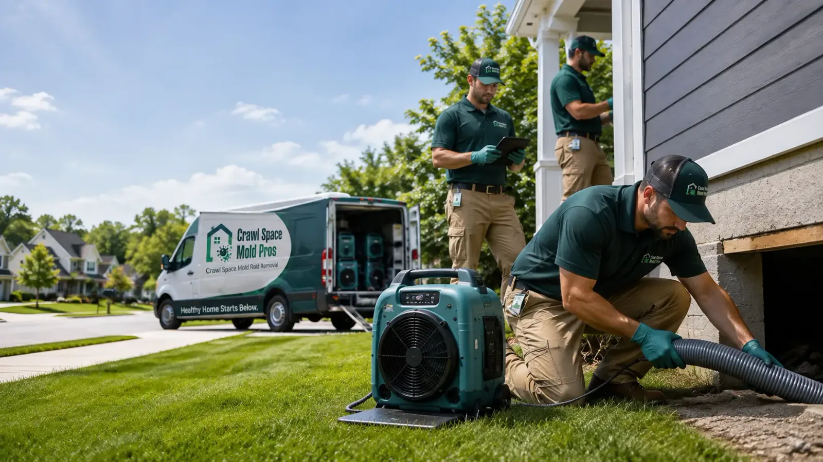 Crawl Space Mold Removal in Mcleansboro, IL